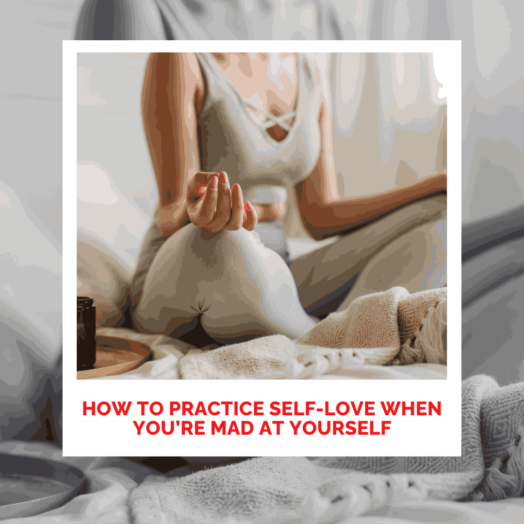 Woman practicing self-love meditation for emotional healing and inner peace.