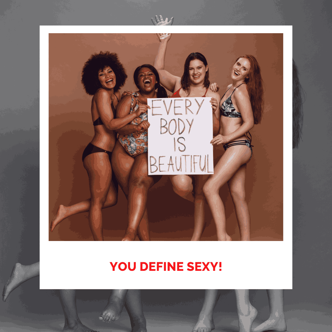 Empowering women celebrating body positivity and self-love for all body types.
