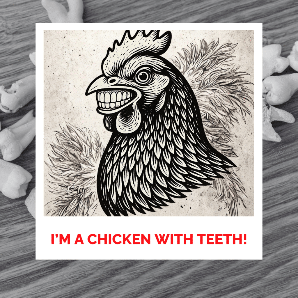 Chicken With Teeth! Image