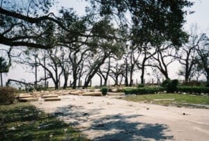 Laura Foster's Gulfport House after Katrina