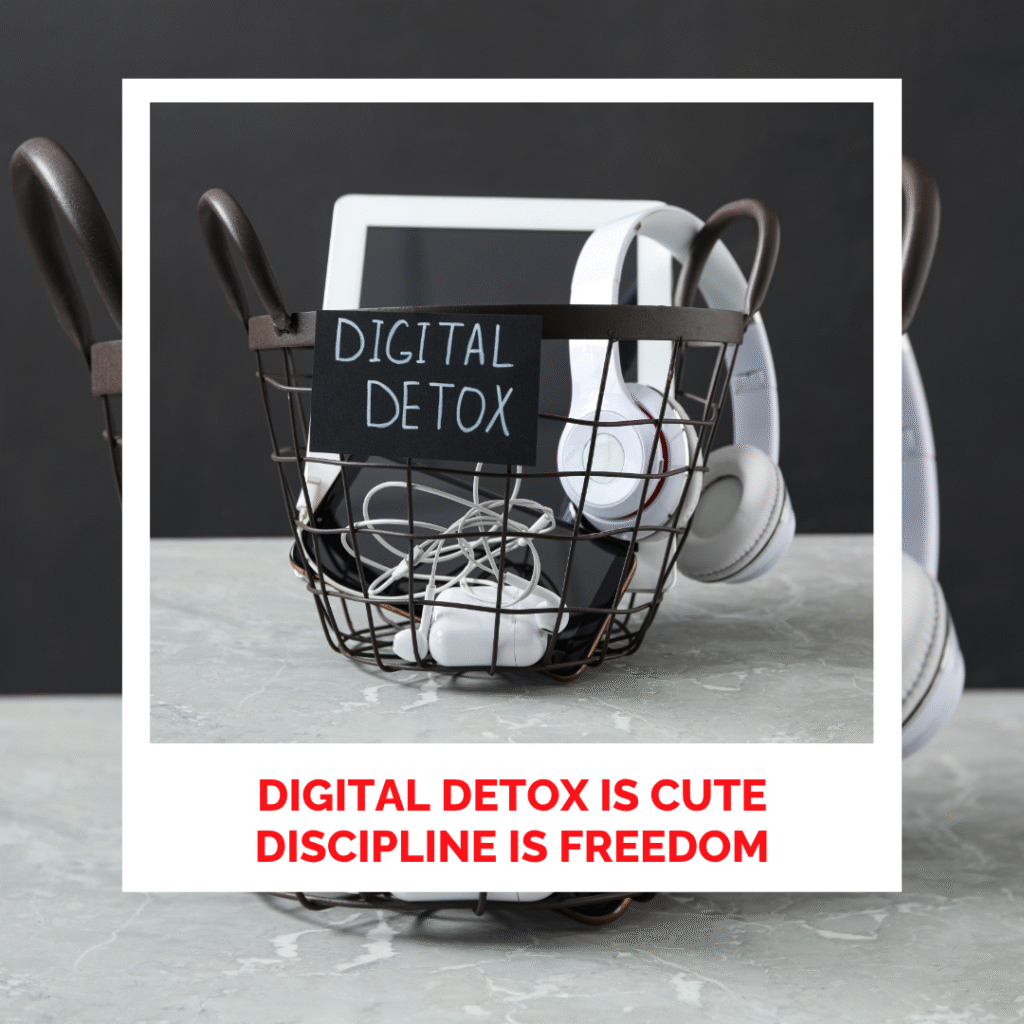 Digital Detox Is Cute Image